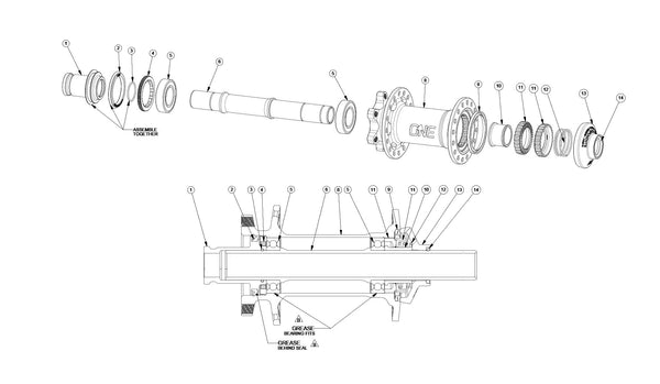 Rear Hub Exploded View & Parts List